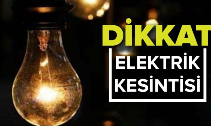 bornova elektrik kesintisi